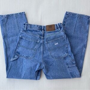 Route 66 | Vintage 90s Y2k Light Wash High-Rise Straight Leg Carpenter Jeans